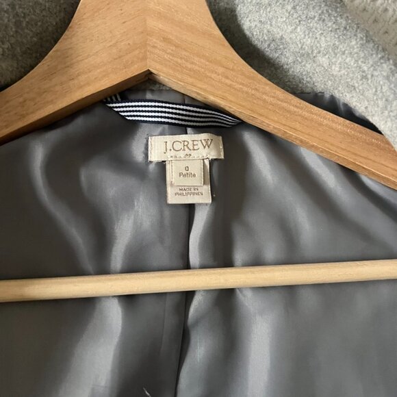 J. Crew Women's Gray Wool Coat - Picture 5 of 8